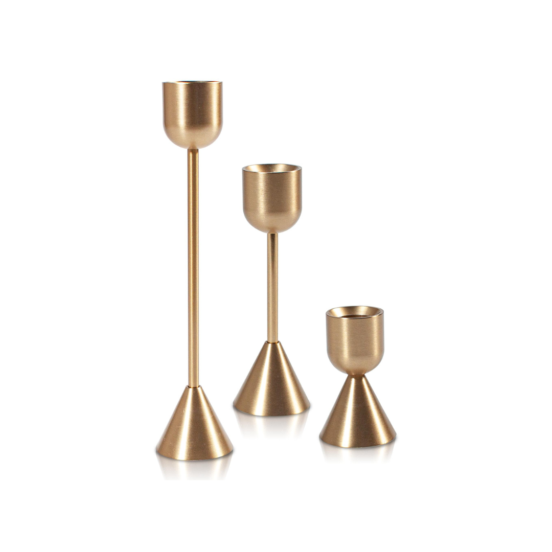 Brass Candlestick Set of 3
